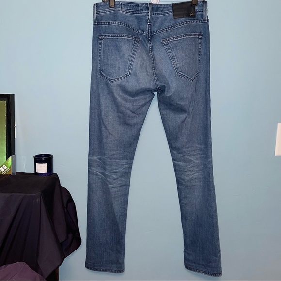 AG Adriano Goldschmied The Tellis Modern Slim Light Medium Wash Jeans 30R - Picture 9 of 9